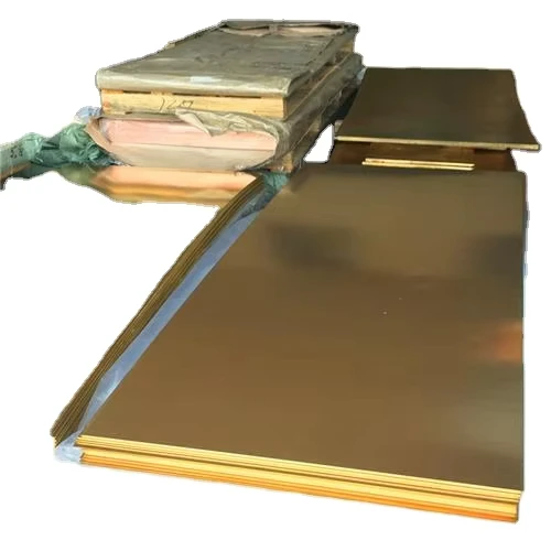 Pure Copper Sheet or Brass Copper Plate Sheet Gold Color for Decoration