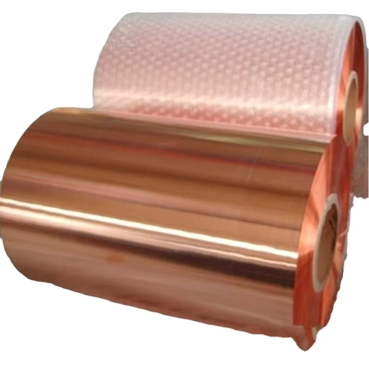 Pure Red Copper Tape Copper Earthing Strip T2 Grade Bare Flat Coil High Purity Industrial Use Bright Surface Welding