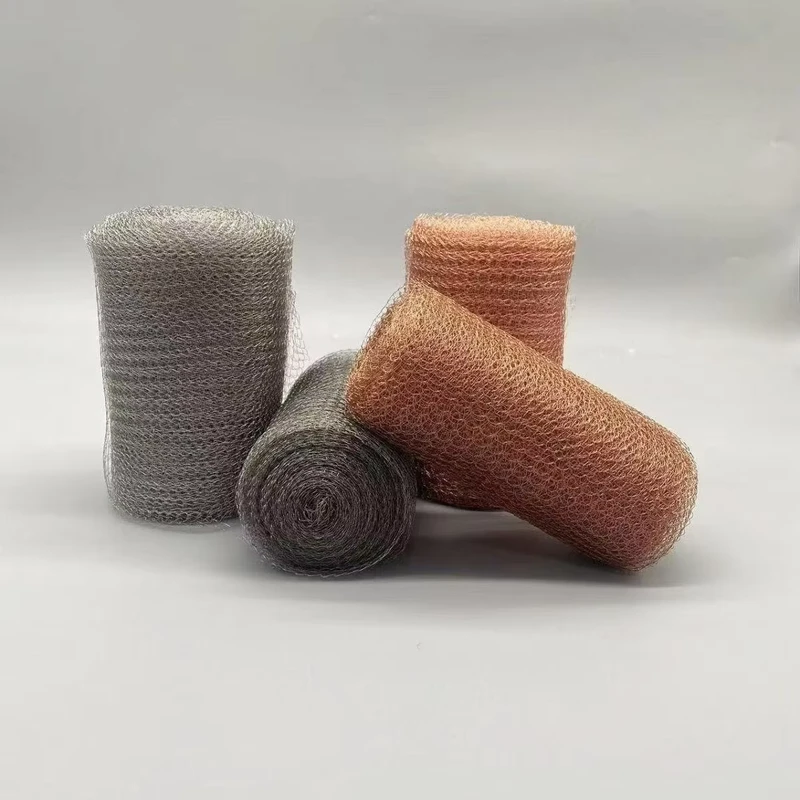 Pure copper wire mesh double round knitted copper wire mesh product