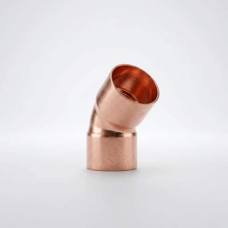 Red Copper Fitting Reducing Equal Round 90 Degree Elbows 7/8″*5/8″*7/8″ – 4 1/8″*3 1/8″*4 1/8″