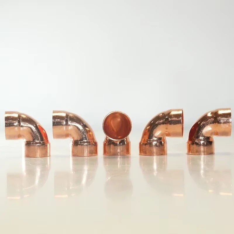 Red Copper Fitting Reducing Equal Round 90 Degree Elbows 7 8″*5 8″*7 8″ 4 1 8″*3 1 8″*4 1 8″