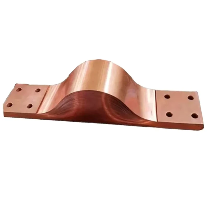 Resistance Welding Parts Flexible Busbar Shunts Connection Copper Foil Connector Laminated Copper Shunt