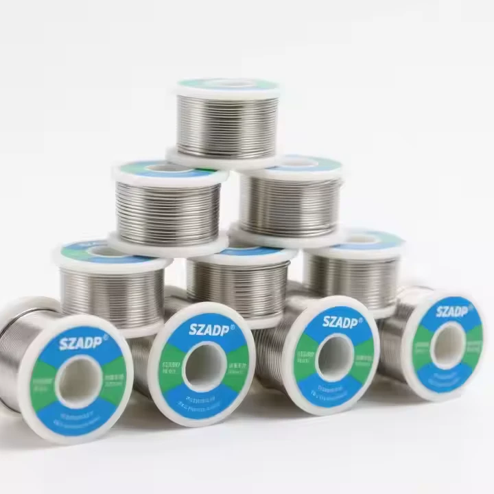 SZADP Factory Sale Lead tin Alloy High Temperature Resistance Tin Lead Core Solder Wire Not tangle During Automatic Soldering
