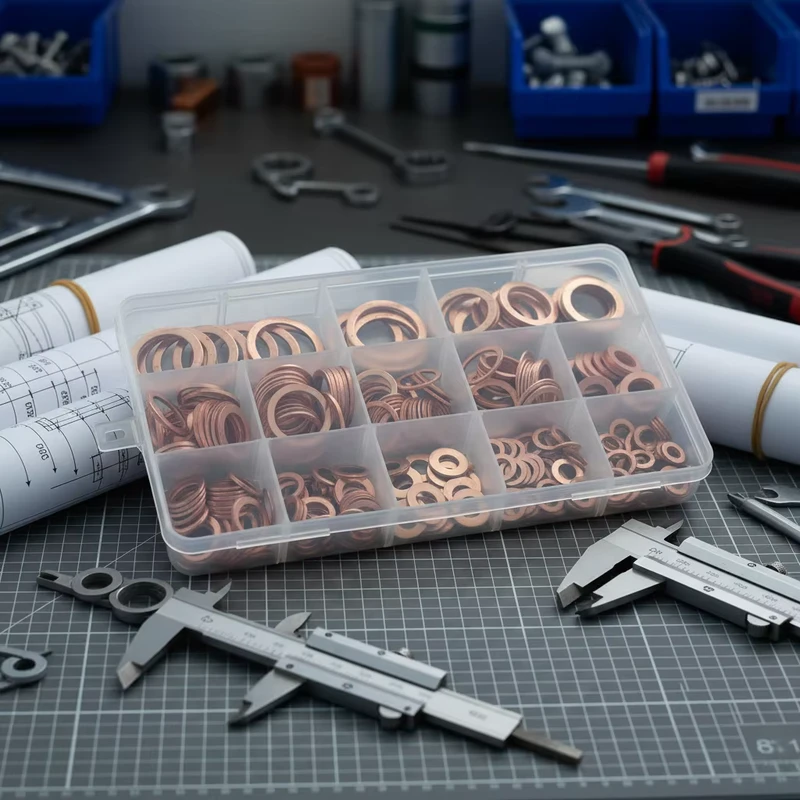 Sealing Materials Flat Copper Pad Washer Seal Washer Copper Washer