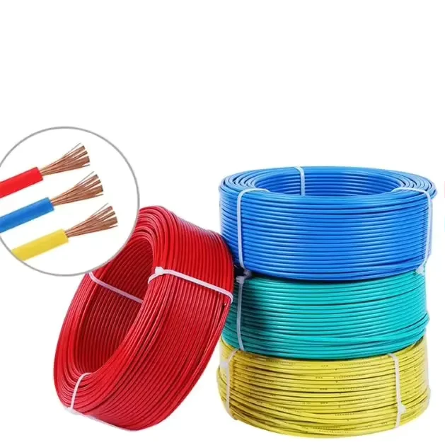 Single Core PVC Insulated Cable 1.5mm 2.5mm 4mm 6mm 10mm Pure Copper Flexible RV Cable