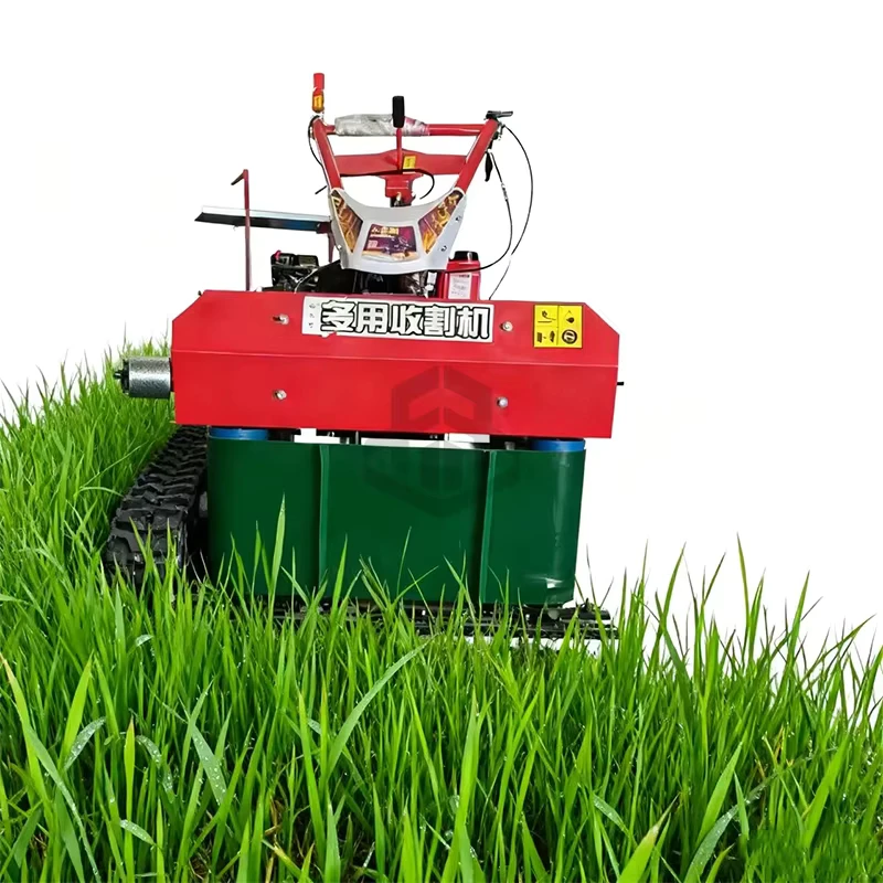 Small Wheat Harvesters diesel Grass Cutting Machine Cropper Gasoline Lawn Mower Field Mower