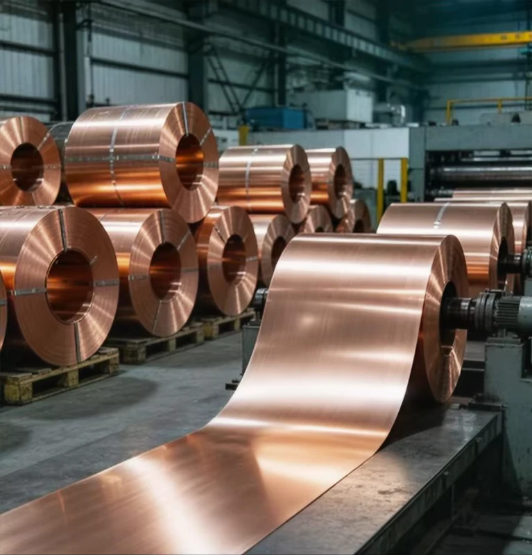 Source Factory Bare Copper Strip Coil C10100 C12200 for Heat Exchanger Earthing Custom Temper Hard 1/2 Hard Roll