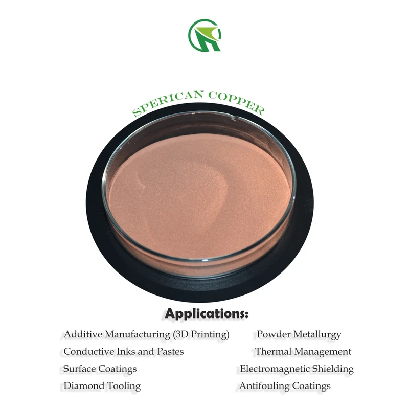 Spherical Pure Copper Powder for Cold Spray & 3D Printing High Purity