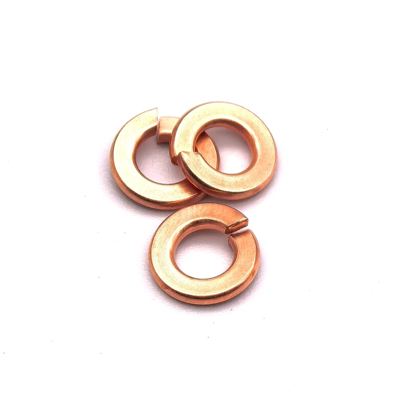 Stainless Steel Carbon Steel Copper Plated Open Spring Washer Metal Spring Washer Screw Open Meson Elastic Medium