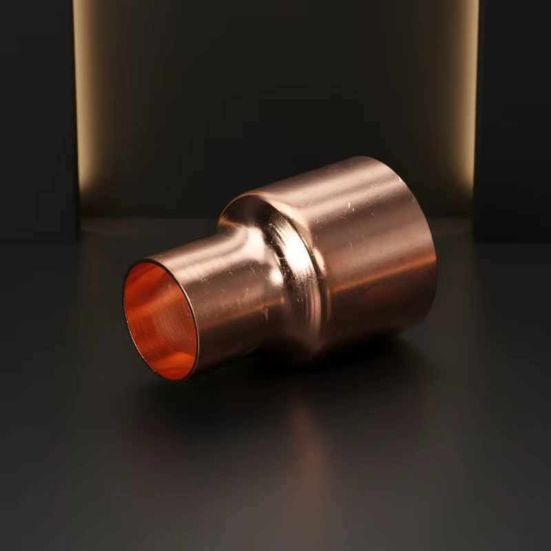 Stock Plumbing Air Conditioner Copper Welding Pipe Fittings Reducer Coupling Casting Smooth Surface Male Female Flange