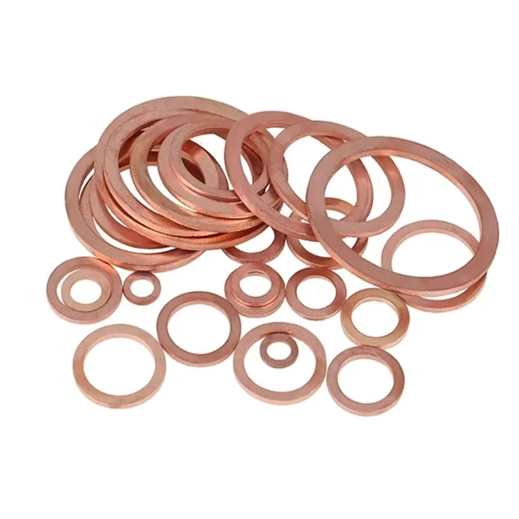 Stocks Brass Copper Flat Washer ID M4 M5 M6 M8 M10 M12 M36 Customize Accepted