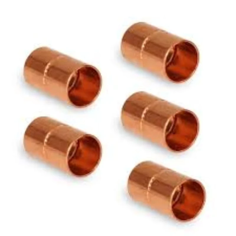 Straight Copper Pipes with Welding Processing Service Accessory Pipe Clamps Included