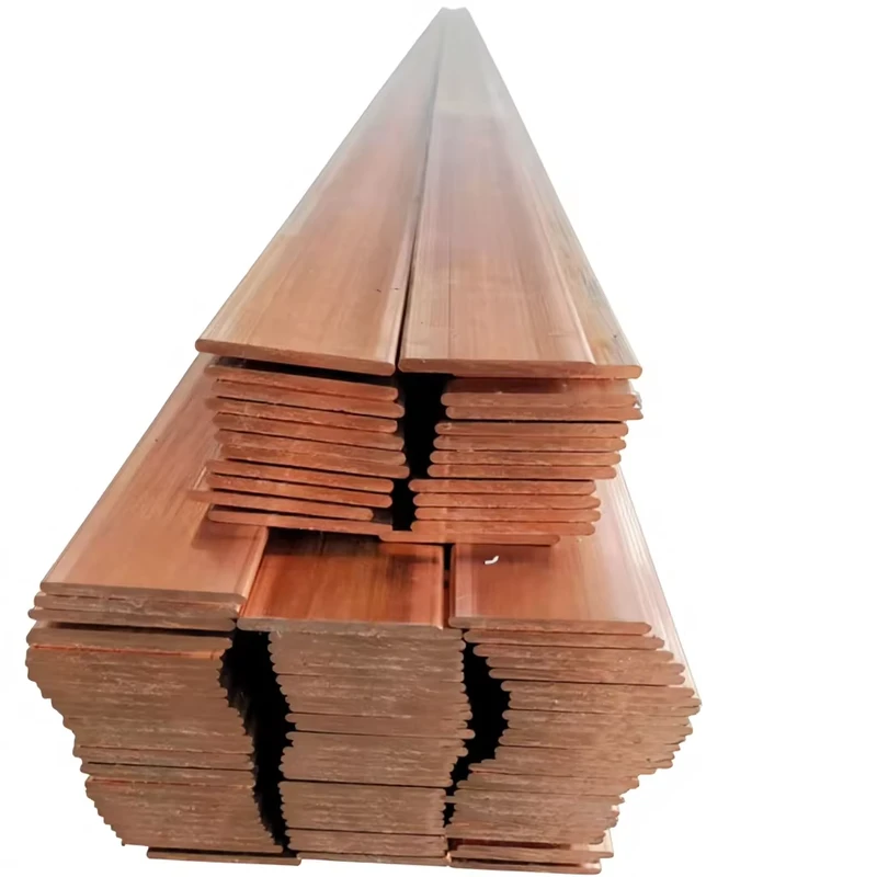 T2 T1 Non Alloy Copper Busbars and Bars 3*15-40mm Sizes Welding and Bending Services