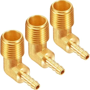 TOBO 1 2 Inch Externa l Threaded Cam Lock Elbow Greenhead Pneumatic Gas Connector Copper Fitting for Gas Hose Hose Nipple