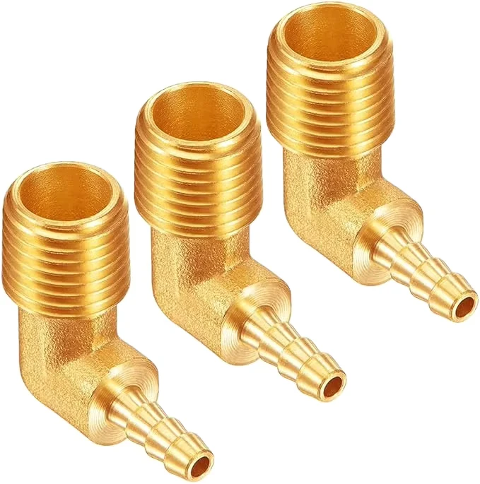 TOBO 1 2 Inch Externa l Threaded Cam Lock Elbow Greenhead Pneumatic Gas Connector Copper Fitting for Gas Hose Hose Nipple