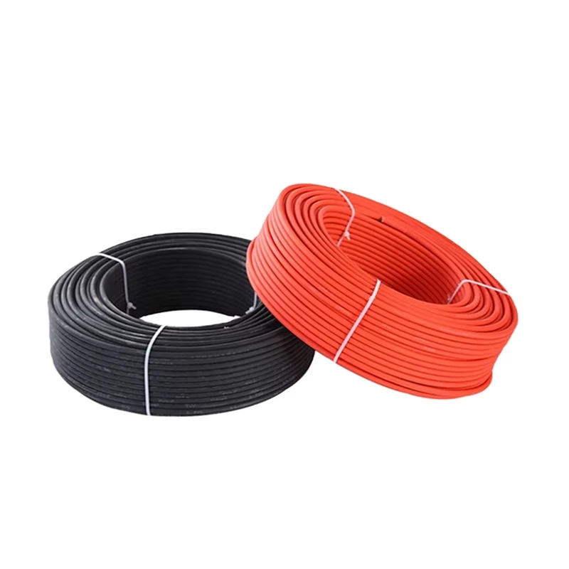 TUV Approval XLPE Insulated Tinned Copper Solar Wire 2.5MM 4MM 6MM 10MM 16MM 35MM 240MM PV Cable Solar DC Panel Power Cable