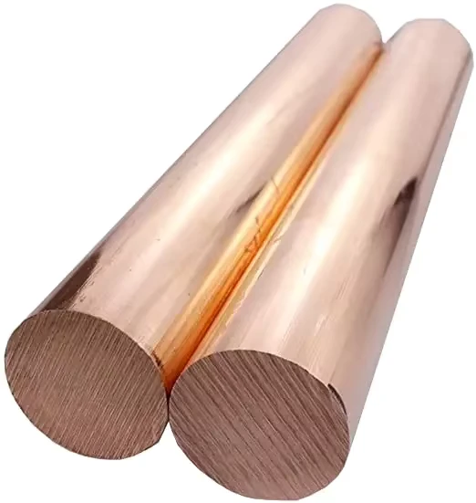 Tested Approved Copper Round Bar High Quality Copper Bars Bullion for Industrial and Electrical Use