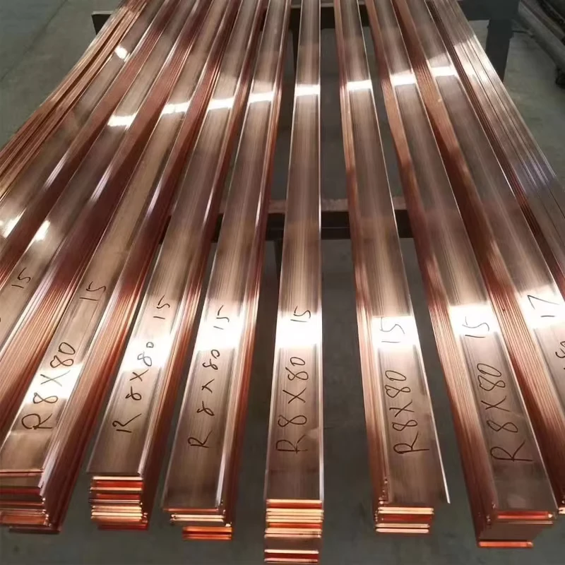 Thick Wall Copper Busbar Corrosion Resistant For Construction Electrical Engineering