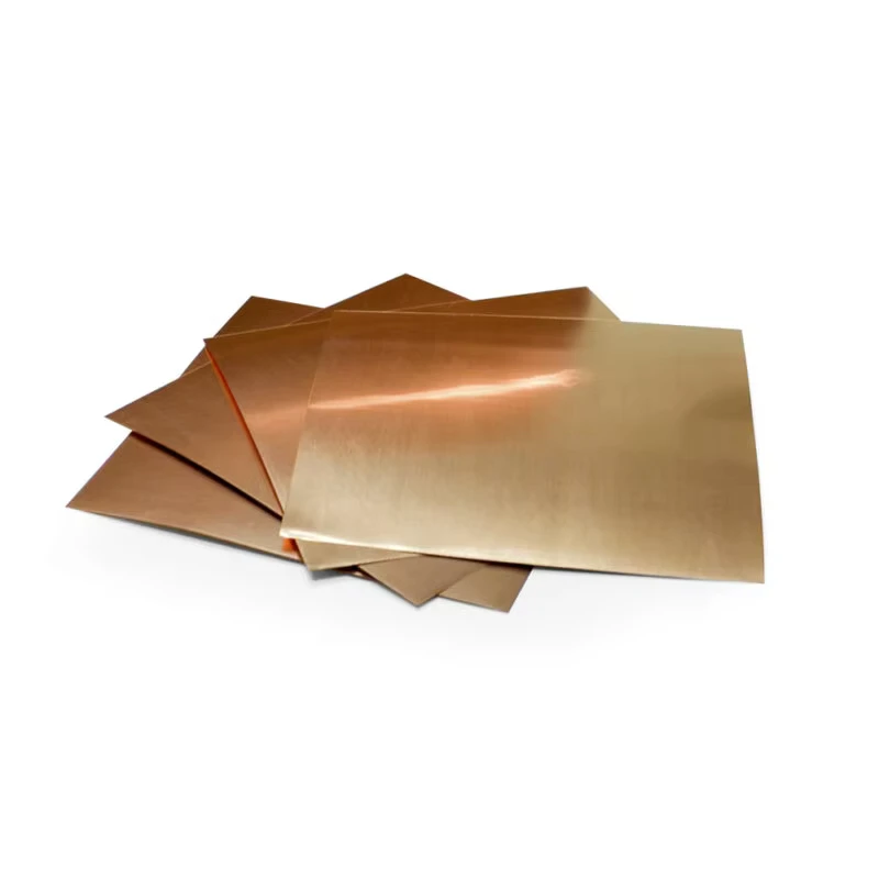 Top Quality Factory Price 99.99% Purity Copper Plates Copper Sheets 6mm Thickness Customized Size for Industry Use
