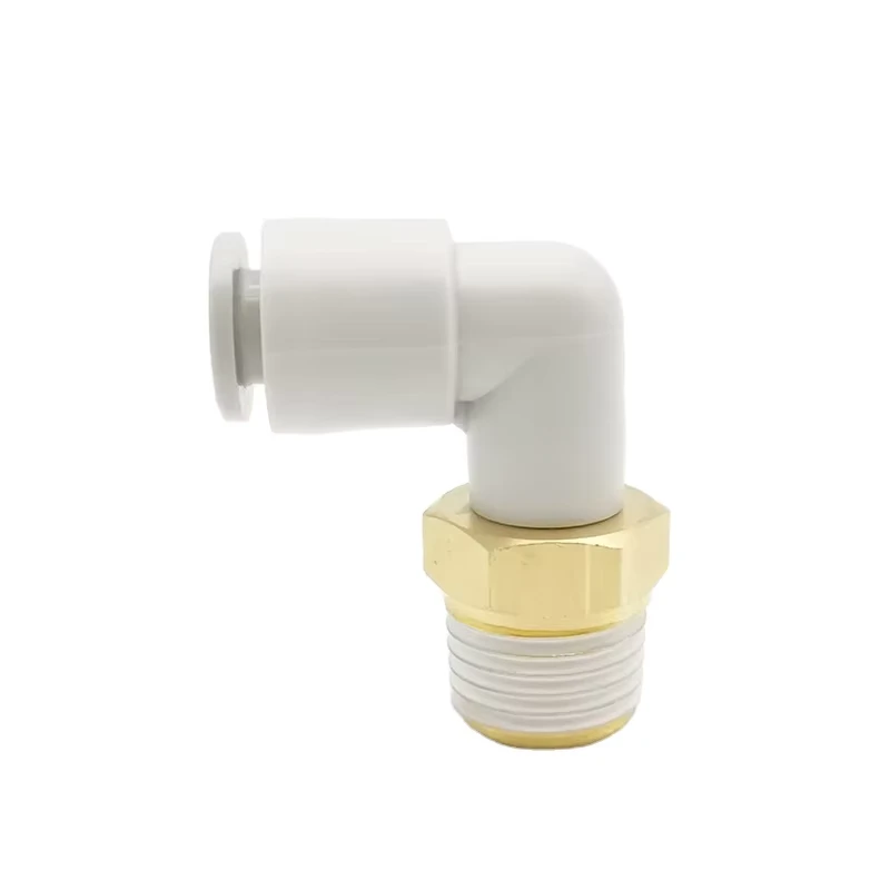 Type KQ2L Series Male Elbow Pneumatic Copper Connector Pipe Fittings Gas Pipe Fitting Sealant