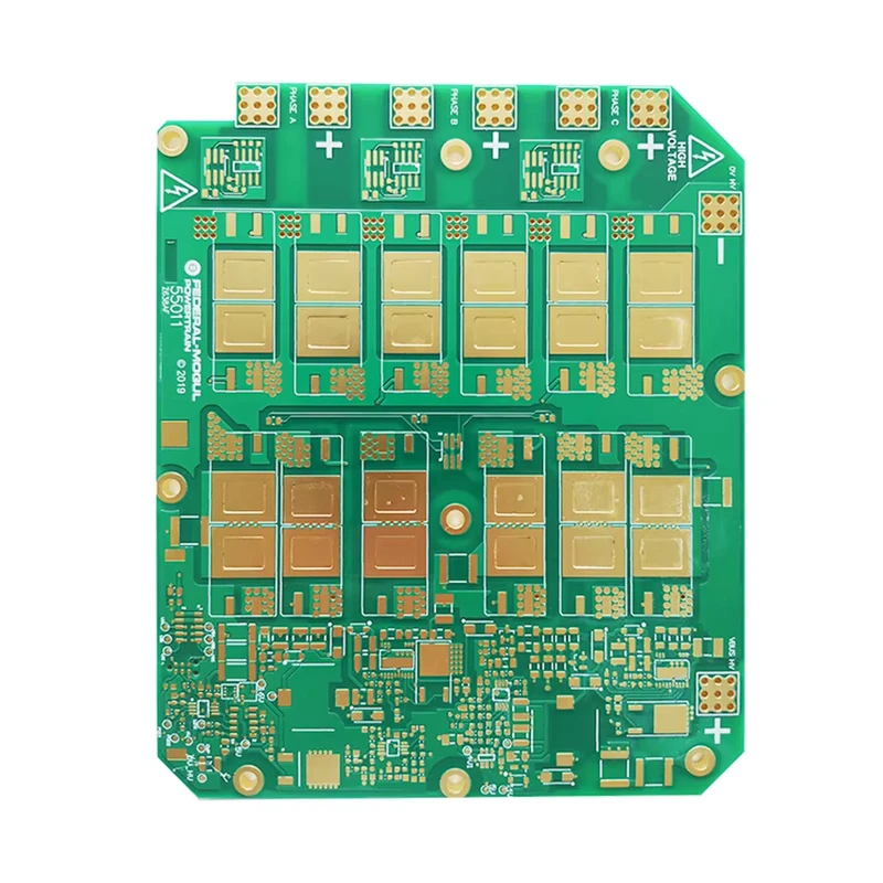 UL 94v0 Heavy Copper PCB 4oz 20oz Printed Circuit Boards Thick Copper PCB Embedded Copper Printed Circuit Board Fabrication