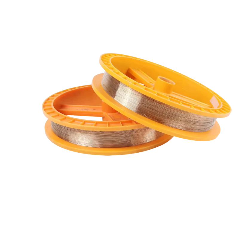 Ultra fine Brass Wire 0.1-2mm H90/H80 Grades Cutting Service JIS ASTM Standards Plastic Reel Packaging