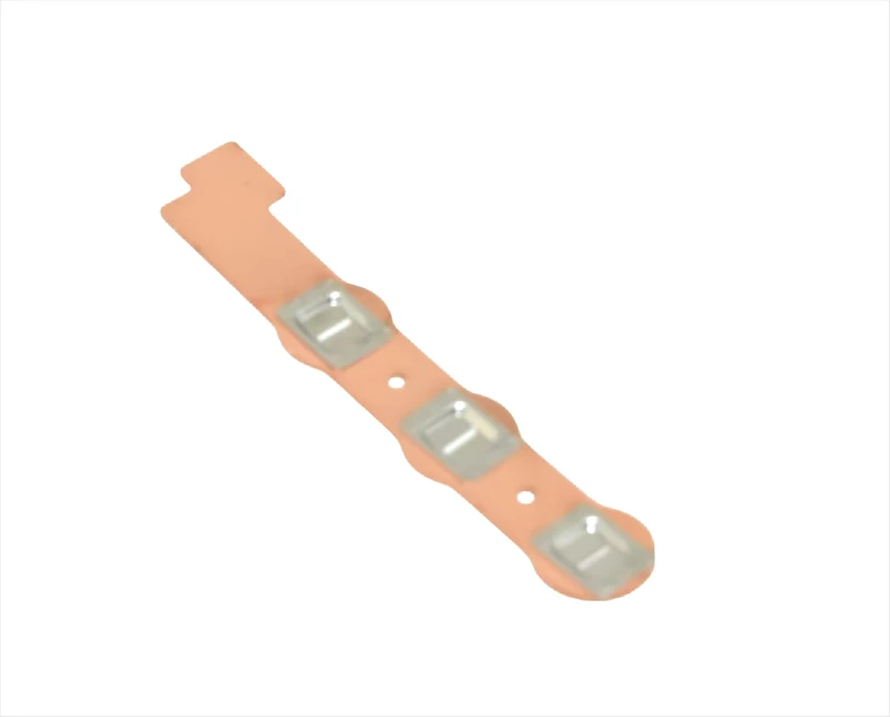 WELLGO Custom 0.3MM Thick Copper 21700 1*3P 21.4MM Battery Nickel Plated Copper Strip Busbar Easy Spot Welding for 21700 Cells