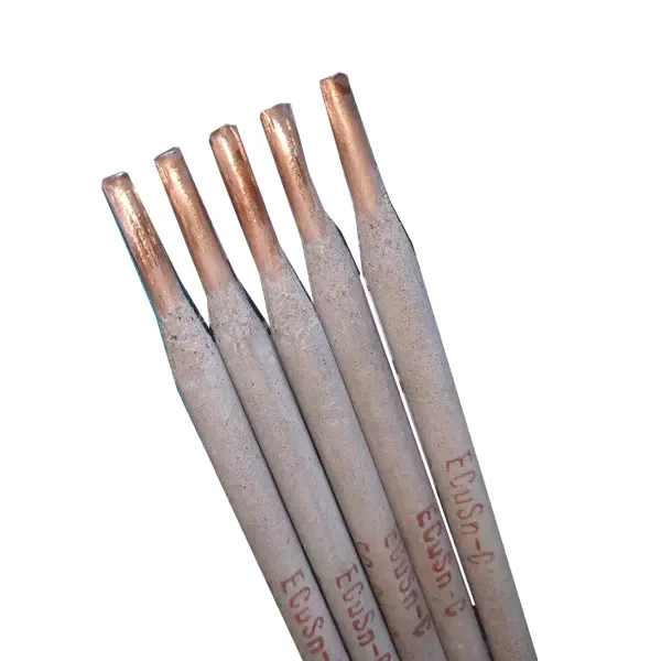 Welding Electrode Copper Stick Electric Welding Rod Copper Brazing Alloy Tin Phosphor Bronze Welding Electrode
