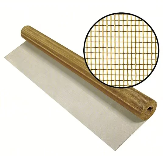 Woven Shielding Mesh Wire Cloth Faraday Metal Cage Emf Foil 30×30 Brass Fabric Plain 0.30mm Wire 0.54mm Aperture 0.60mm Vinstar