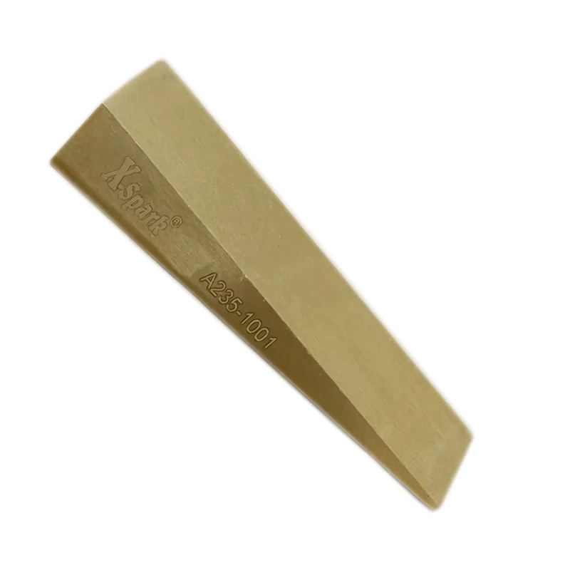 X spark Explosion Proof Wedge Shim Beryllium Copper Alloy Model Full Range Customizable for Flammable Volatile Industrial Zones