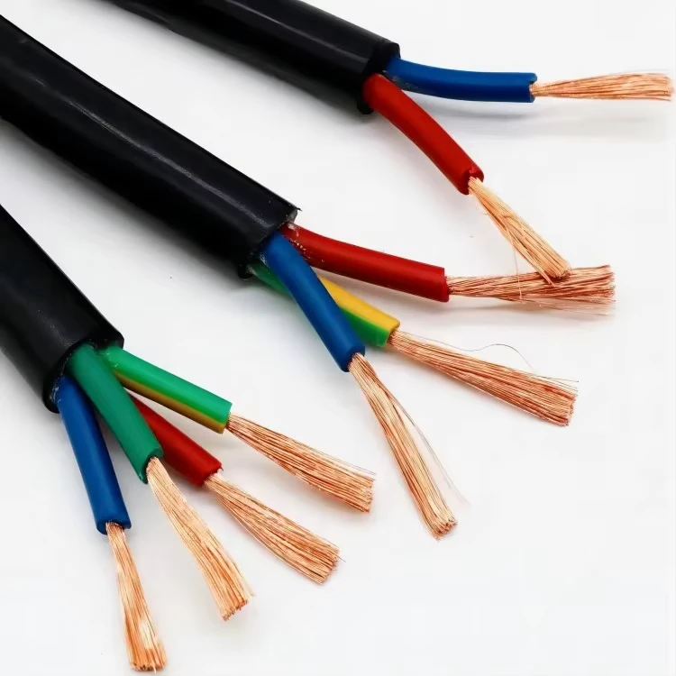YC Factory Direct Soft Cable Copper Core Heavy Duty Rubber Sheath PVC Insulated Stranded for Mobile Electrical Equipment