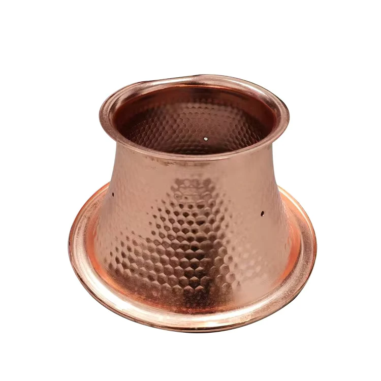 YX-18 Customized Red Copper Spinning Plate OEM Metal Spinning Parts 0.1m Surface Roughness 1.2T Thickness