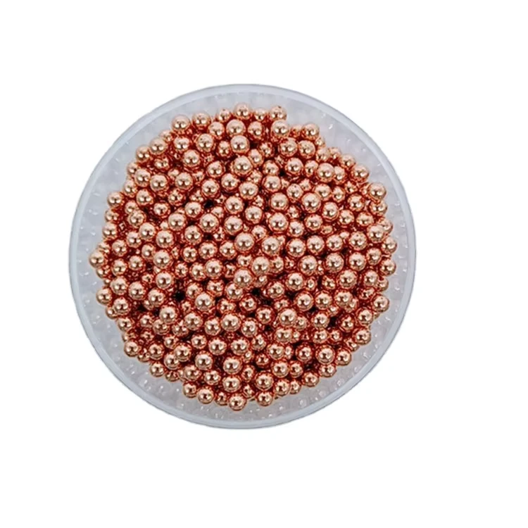 Zinc Plated Copper Brass Coated 4.5mm 6mm Steel Pellets